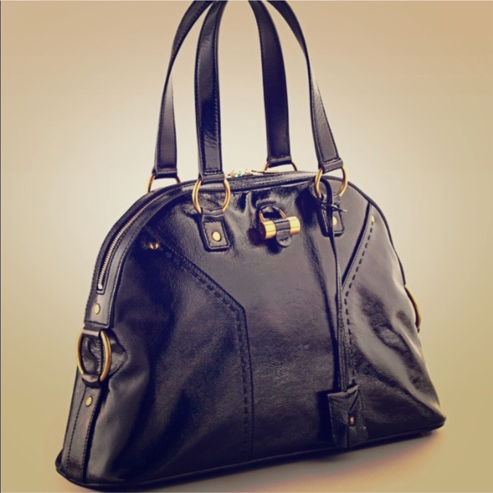 Authentic Yves Saint Laurent YSL Muse Bronze Bag